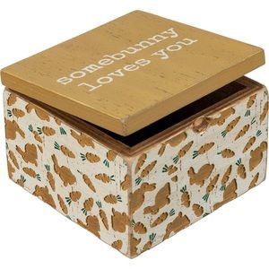 Somebunny Loves You - Wooden Hinged Box